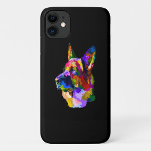 Capa Para iPhone 11 Pintura German shepherd Pintura Pintura, Pet Dog M