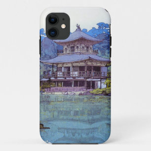 Capa Para iPhone 11 Pintura japonesa oriental legal do templo do