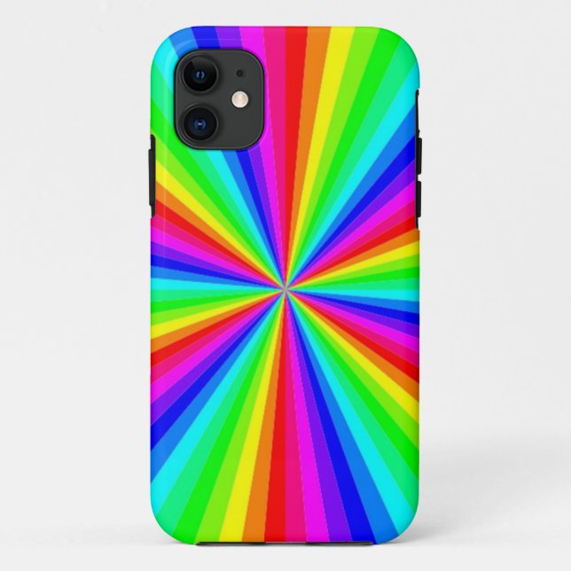 CAPA PARA iPhone 11 PINWHEEL RAINBOW (Verso)