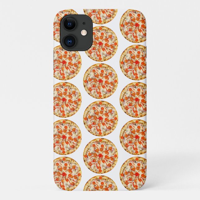 Capa Para iPhone 11 Pizza (Verso)