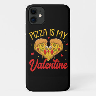 Capa Para iPhone 11 Pizza É Meu Namorado Feliz Dia Dos Namorados