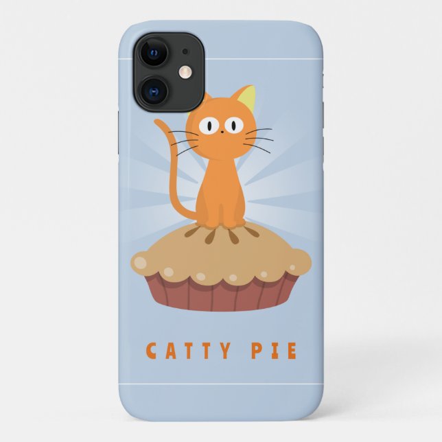 Capa Para iPhone 11 Pizza Gata Lover (Verso)