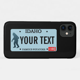 Capa Para iPhone 11 Placa de Licença Idaho Sasquatch