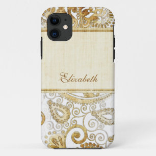 Capa Para iPhone 11 Placa Ornamental Vintage 5