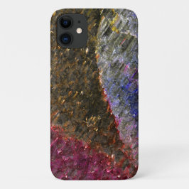Capa Para iPhone 11 Placas de vidro colorido com cinzas volantes