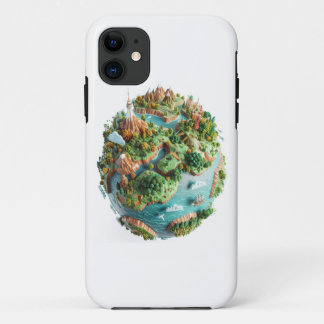 Capa Para iPhone 11 Planeta de Cartoon