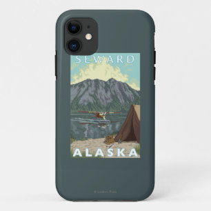 Capa Para iPhone 11 Plano de Bush & pesca - Seward, Alaska