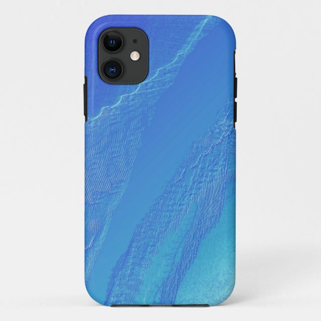 Capa Para iPhone 11 Plano de Fundo Azul (Verso)