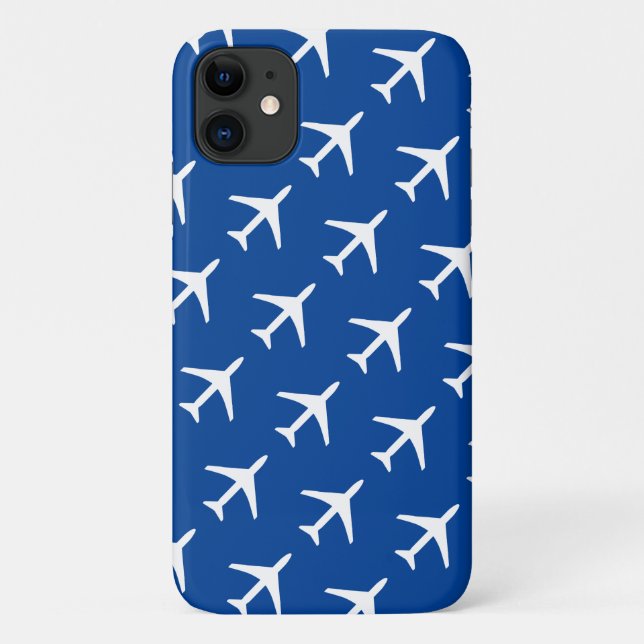Capa Para iPhone 11 Plano Piloto Aviação Voando iPhone 11 Caso (Verso)