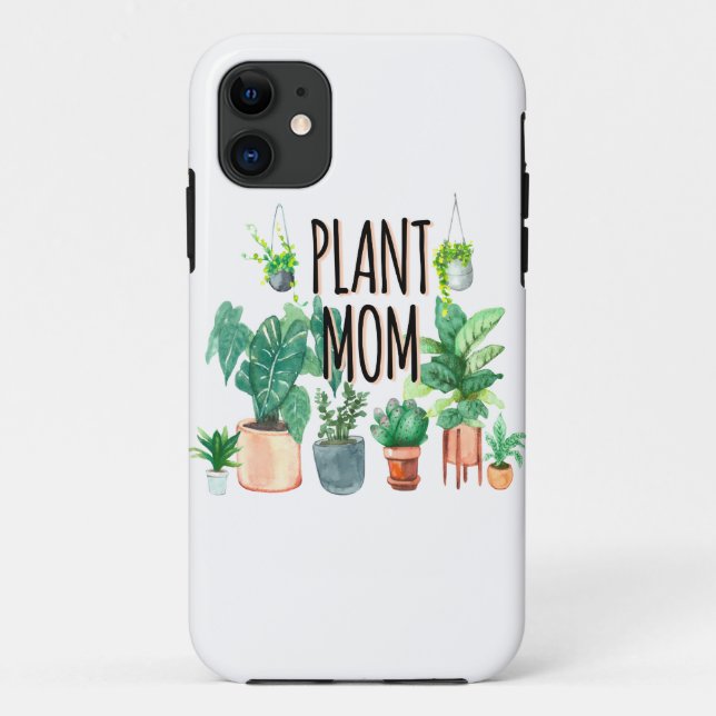 Capa Para iPhone 11 Planta Mãe - Jardinagem, Presente De Plantador Par (Verso)