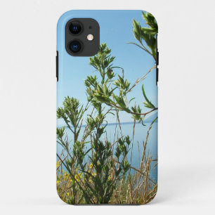 Capa Para iPhone 11 Plantas selvagens e flores à beira do lago