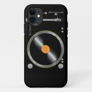 Capa Para iPhone 11 Plataforma giratória do vintage