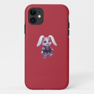 Capa Para iPhone 11 PLP LEPURO - Guerreiro Bonito Rei Coelho Gráfico S