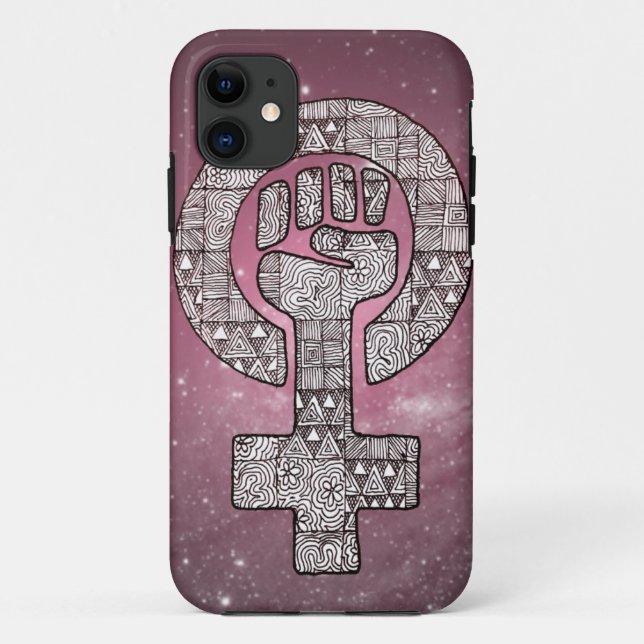 Capa Para iPhone 11 Poder da mulher (Verso)