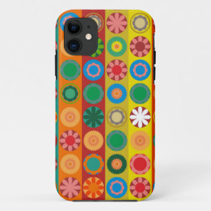 Capa Para iPhone 11 Poder Floral em Fileiras