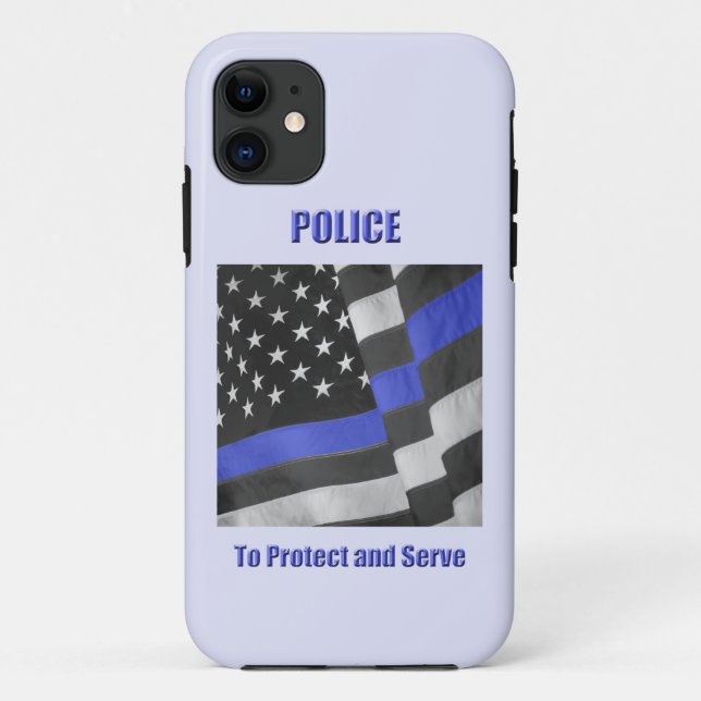 Capa Para iPhone 11 Polícia (Verso)