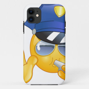 Capa Para iPhone 11 polícia emoji