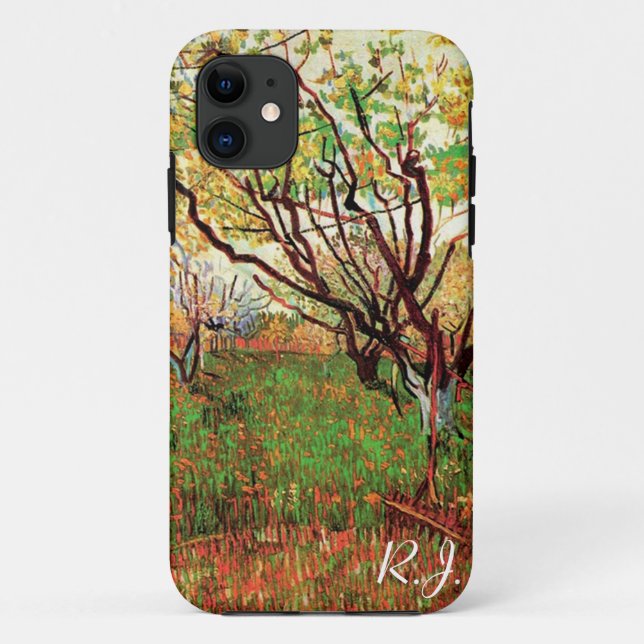 Capa Para iPhone 11 Pomar em Blossom Vincent van Gogh (Verso)