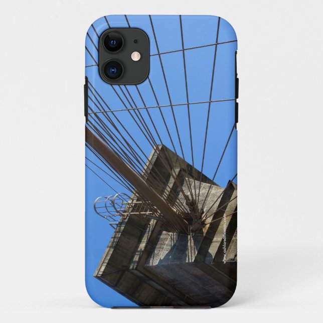 Capa Para iPhone 11 Ponte de Brooklyn 01 (Verso)