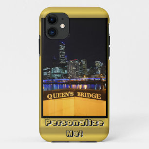 Capa Para iPhone 11 Ponte Melbourne Austrália City Lights over Queens