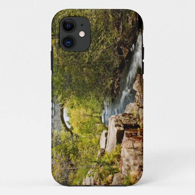 Capa Para iPhone 11 Ponte sobre o rio (Verso)