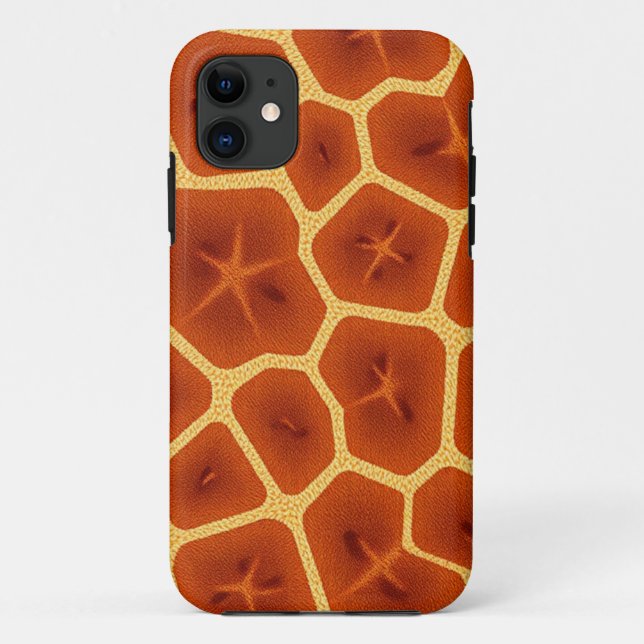 Capa Para iPhone 11 Pontos de ouro - Girafa Inspirada (Verso)