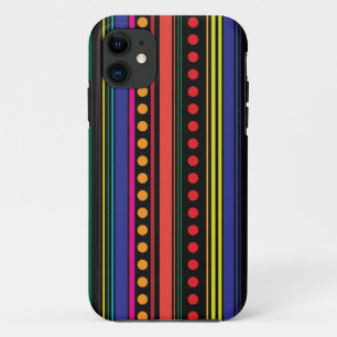 Capa Para iPhone 11 Pontos e Listras