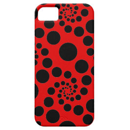 Capa Para iPhone 11 Pontos Espirais Pretos - Personalize o seu