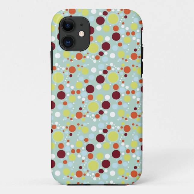 Capa Para iPhone 11 Pontos Retro 2 (Verso)