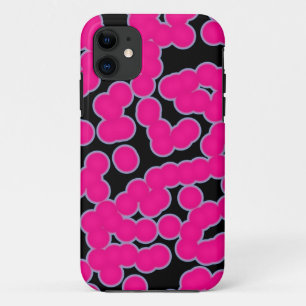 Capa Para iPhone 11 Pontos rosa