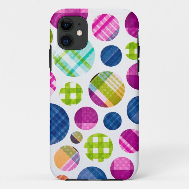 Capa Para iPhone 11 Pontos Xadrez (Verso)