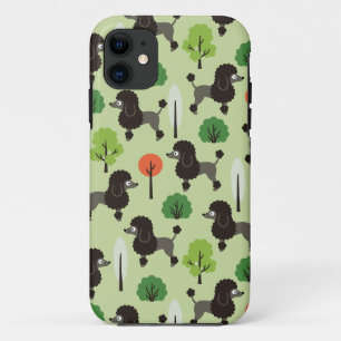 Capa Para iPhone 11 Poodle no parque