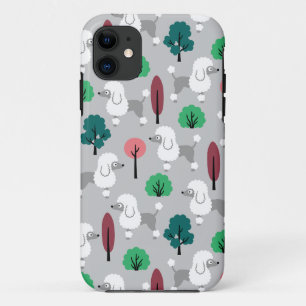 Capa Para iPhone 11 Poodle no parque