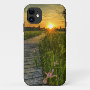 Capa Para iPhone 11 Por do sol da pradaria