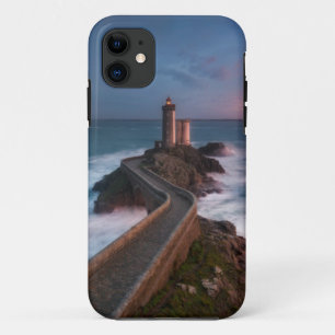 Capa Para iPhone 11 Por do sol Plouzané Finistère do farol, Brittany