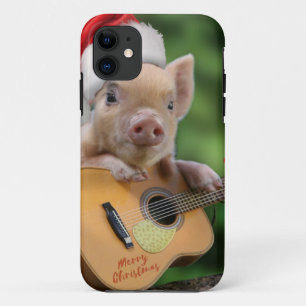 Capa Para iPhone 11 porco-guitarra