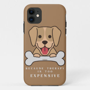 Capa Para iPhone 11 PORQUE A TERAPIA É UM Cachorro engraçado MUITO CAR