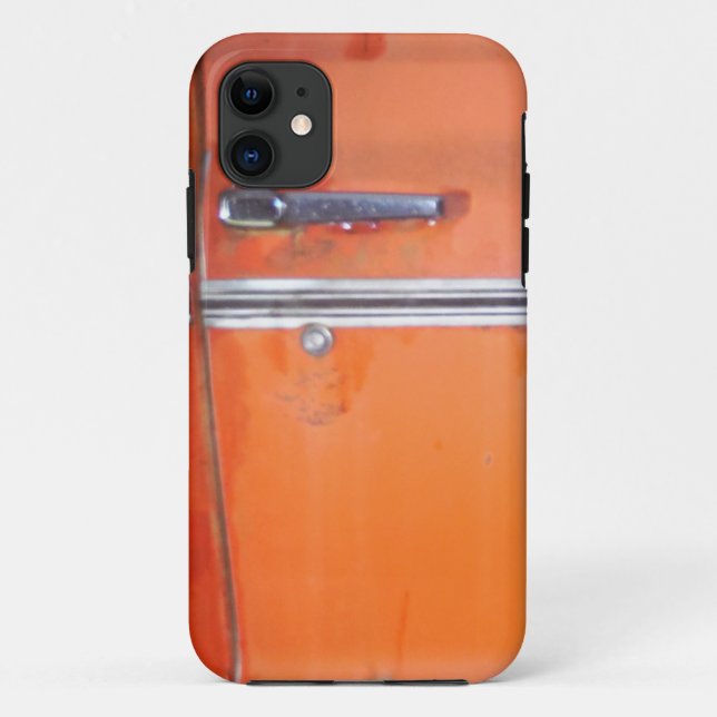 Capa Para iPhone 11 Porta do Caminhão de Chevy Laranja (Verso)