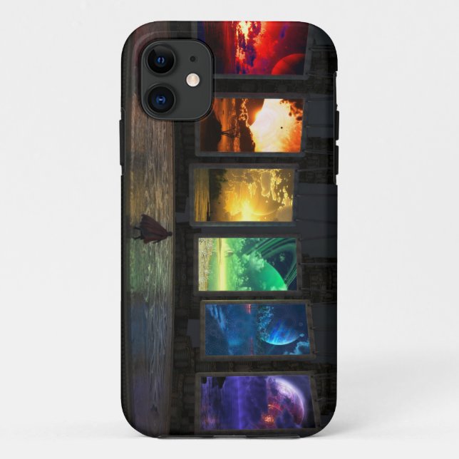 Capa Para iPhone 11 Portais de Caso Difícil (Verso)