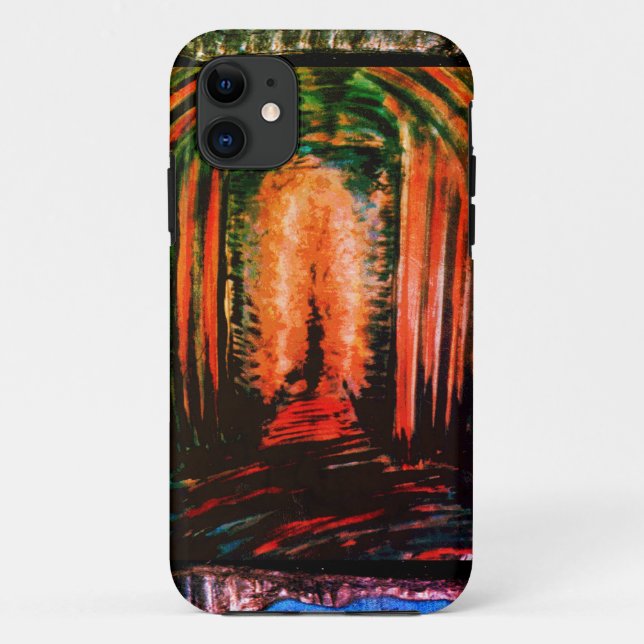 Capa Para iPhone 11 Poster da porta da câmara (Verso)