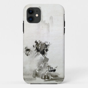 Capa Para iPhone 11 Poster de Paisagem Sesshu Toyo Haboku-Sansui