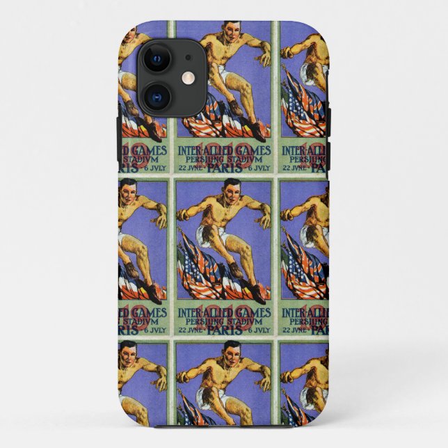 Capa Para iPhone 11 poster dos Jogos Aliados de 1919 (Verso)