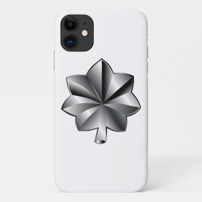 Capa Para iPhone 11 posto militar dos EUA - Tenente-Coronel (Verso)