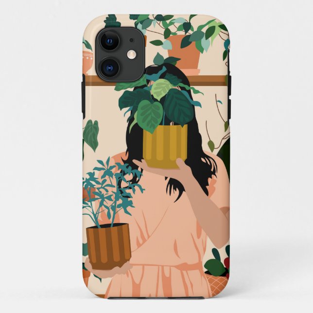 Capa Para iPhone 11 Potted Oasis (Verso)