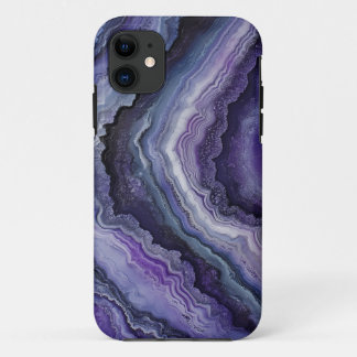 Capa Para iPhone 11 Pour de Fluido Geodo Ametist