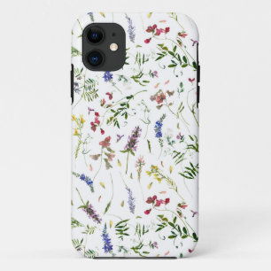 Capa Para iPhone 11 Prados Escandinavos de Flores Selvagens