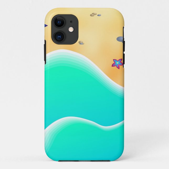 Capa Para iPhone 11 Praia (Verso)