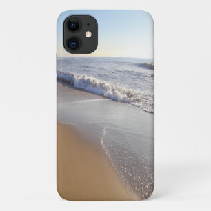 Capa Para iPhone 11 Praia Tropical Adorável, Ondas De Areia