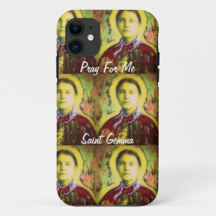 CAPA PARA iPhone 11 PRAY PARA MIM A GEMA DO SANTO