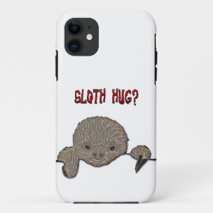 Capa Para iPhone 11 Preguiça do bebê do abraço da preguiça